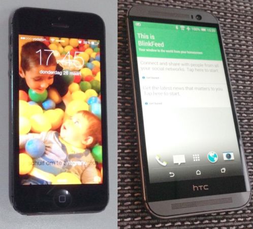 IPHONE 5 16gb 260 en HTC one M8 16gb32gb 300