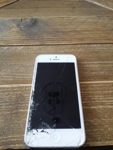 Iphone 5 16gb glas gebroken