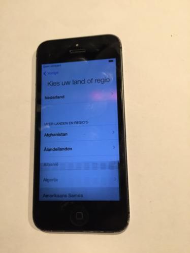 Iphone 5 16gb zwart 