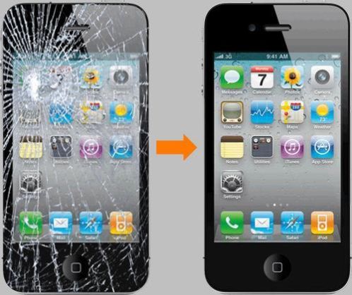 Iphone 5 5S 5C amp 6 Glas LCD scherm reparatie aan huis ORG