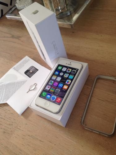 iPhone 5 wit top conditie 16gb kras vrij