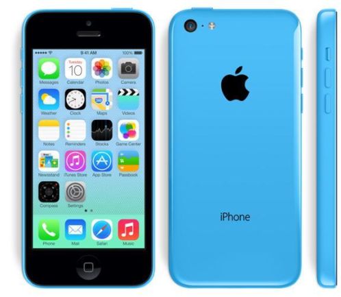 Iphone 5C blauw