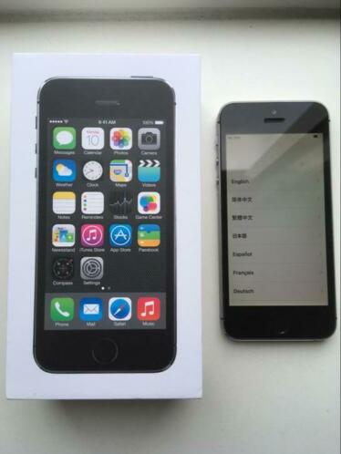 iPhone 5s, 16 GB, space grey