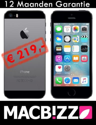 iPhone 5S 16GB Space Gray 12MND Garantie OPOP