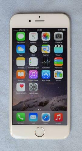 iPhone 6 16 GB Wit, in perfecte staat, nieuwe batterij