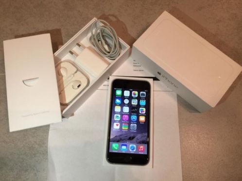 iPhone 6 16GB Space Grey  GARANTIE  iPhone inruil mogelijk