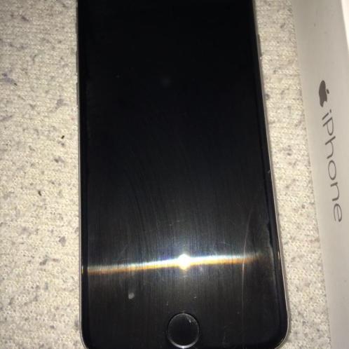 Iphone 6 16GB Space grey met kleine barst