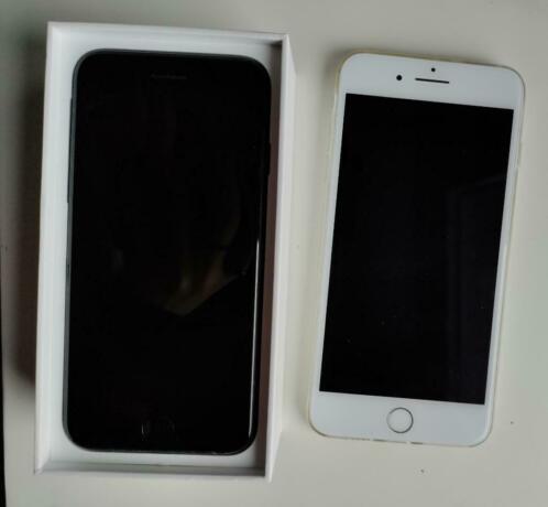 iPhone 7 plus 128GB wit amp iPhone 7 32GB mat zwart