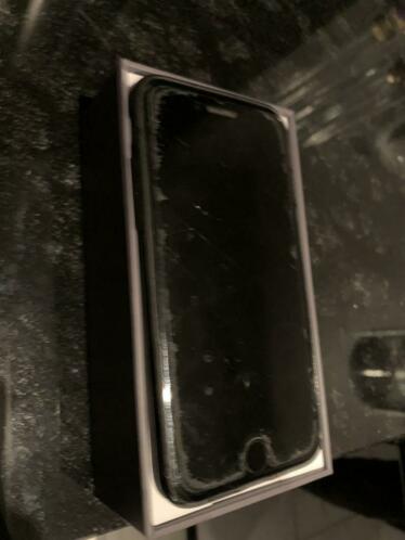 iPhone 7 Zwart 128gb met Privacy Glass