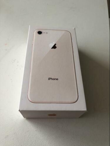 iPhone 8, 64 gb, ros gold, gouden, geen krassen, netjes