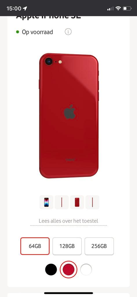 iPhone SE 2020 rood