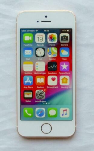 iPhone SE 64GB Goud, nieuwstaat, nieuwe batterij, garantie