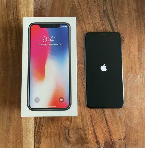 iPhone X 64gb spacegrijs, inclusief doos