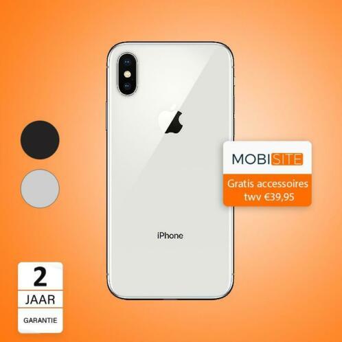 iPhone X 64GB Zilver  Wit