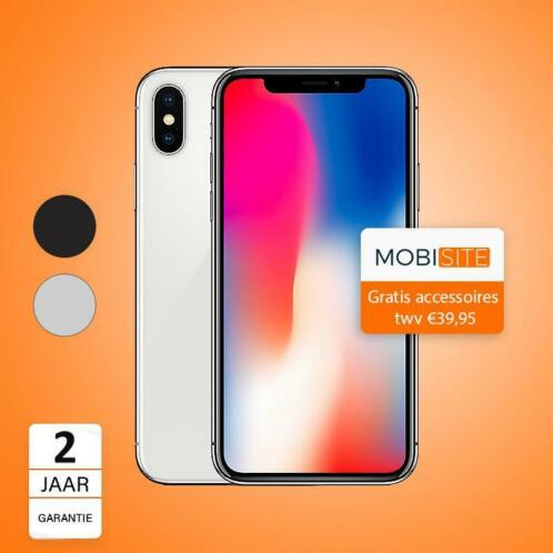 iPhone X 64GB Zilver  Wit