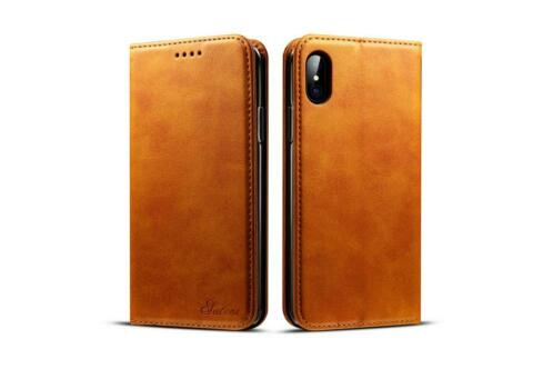 iPhone X XS Case - 100 Leather - Bruin