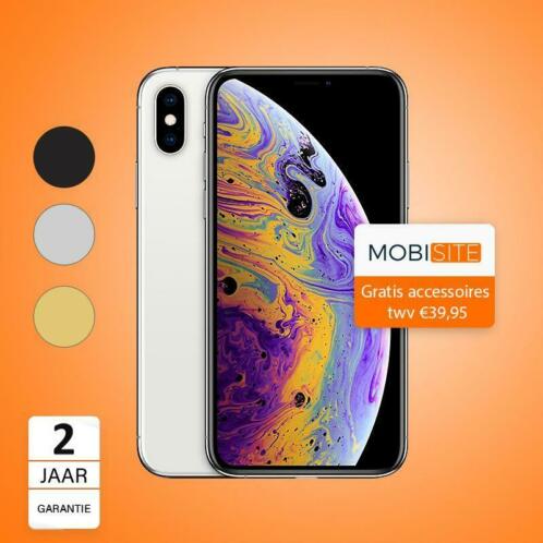 iPhone Xs 256GB Zilver  Wit