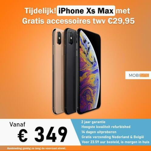 iPhone Xs Max  2 jaar garantie  Morgen Gratis in huis