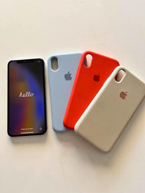 IPhone XS wit, 256 GB origineel zonder krassen incl. hoesjes