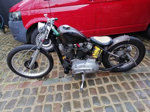 ironhead bobber chopper harley 1000