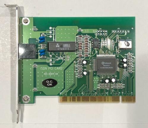 ISDN 128Kbps PC modem PCI insteekkaart