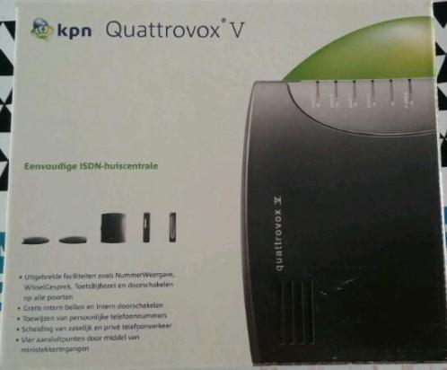 ISDN huiscentrale quattrovox V compleet in doos 