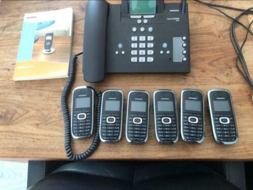 ISDN-telefooncentrale met 6 losse handsets