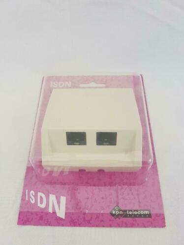 ISDN Wandcontactdoos voor aansluiten van 2 apparaten