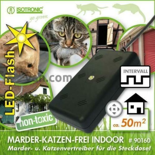 Isotronic marter- en kattenverjager LED voor binnen