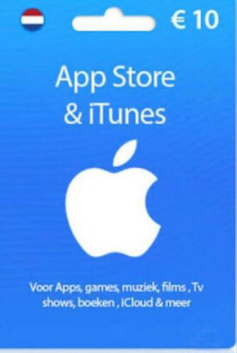 Itunes giftcard 10 euro