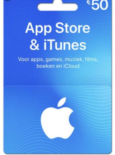 iTunes kaart van 50 euro