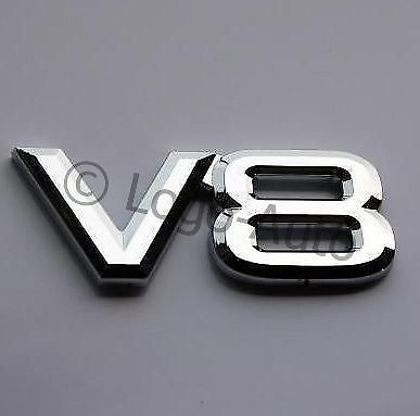 Jaguar V8 logo  embleem.