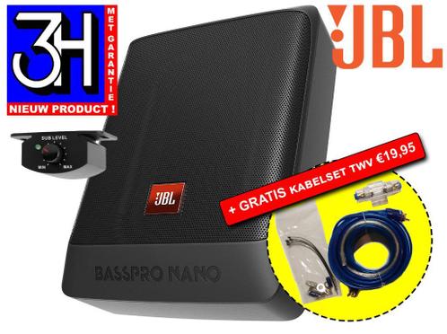 JBL BassPro NaNo platte auto subwoofer NU  Gratis kabelset