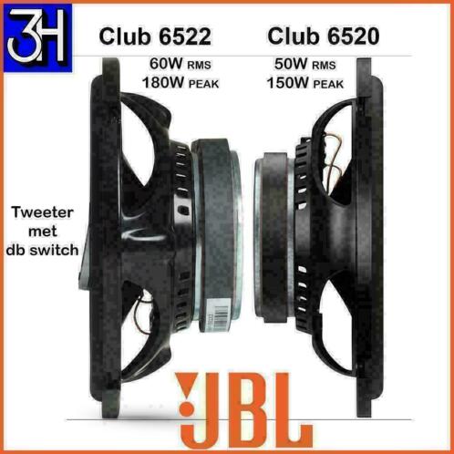 JBL Club 6522 Auto Speakers goede 17cm 16,5cm Luidsprekers