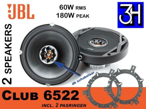 JBL Club6522 Auto Speakers 17cm 16,5cm Luidsprekers Goedkoop