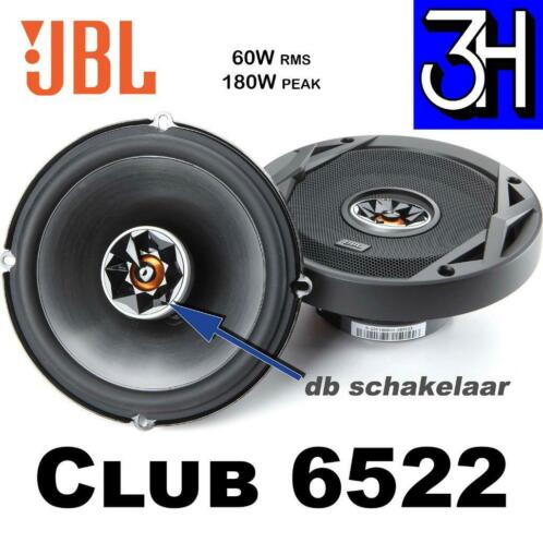 JBL Club6522 Auto Speakers  Luidsprekers 17cm Set Nieuw