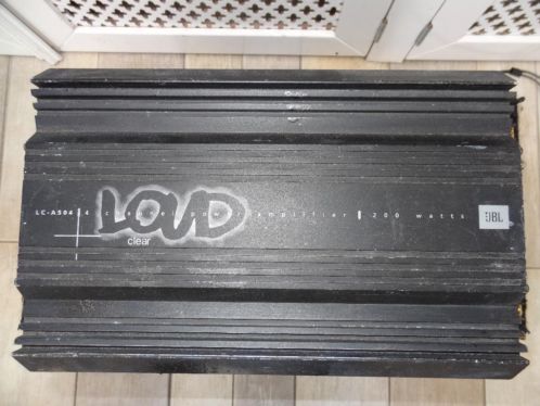 JBL LC-A504 4 kanaals power amplifier 200 WOnyx subwoofer 