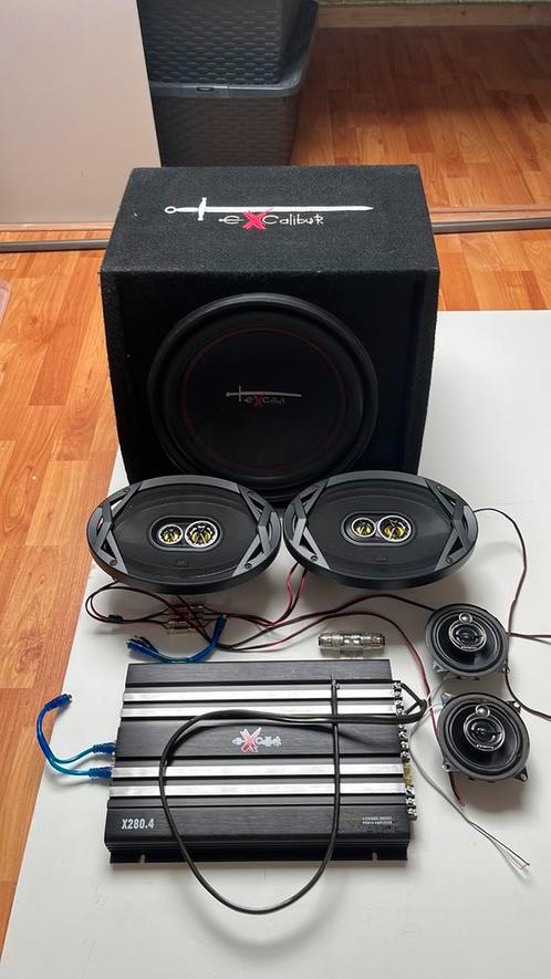 JBL speakers amp Excalibur subwoofer en versterker
