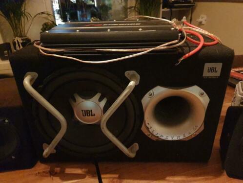 Jbl subwoofer gt series,  2 Pioneer speakers in kisten