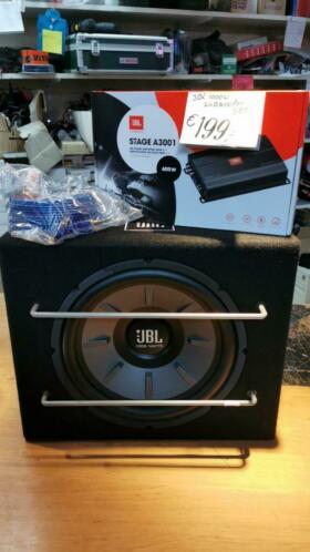 Jbl subwooferset 1000watt met kabelset