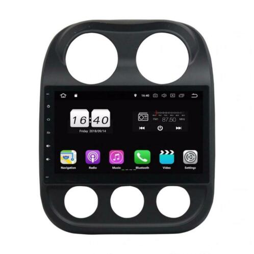 Jeep Compass Android 10.0 Navigatie DAB Radio CarPlay