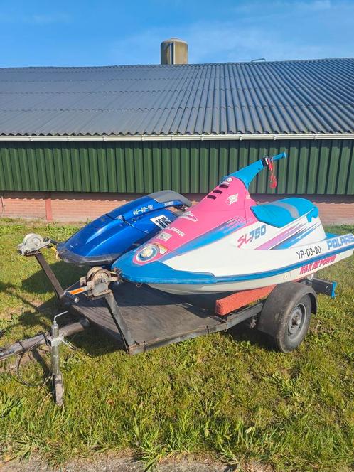 Jetloader met jetski en Waterscooter