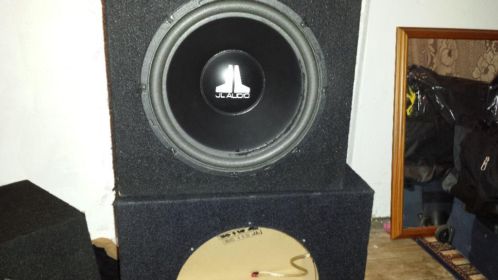 JL audio amp Lanzar  Lege subwoofer kisten in een Koop.