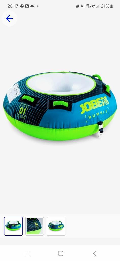 Jobe Funtube incl opbergtas, trektouw en 12v ekektrisch pomp