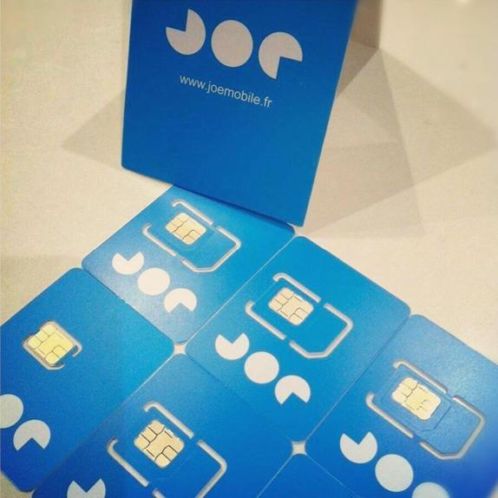 Joe Mobile simkaar om goedkoop in Frankrijk te internetten