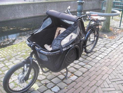 Johnny Loco bakfiets coupe nero