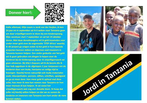 Jordi in Tanzania (Doneeractie)