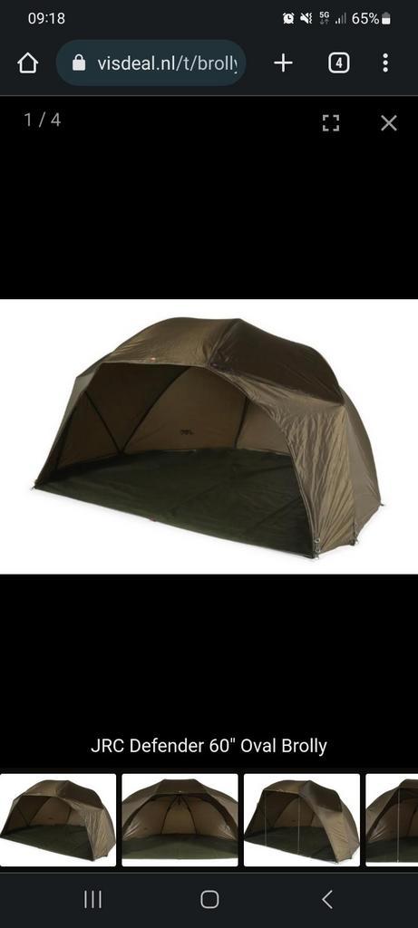 jrc Defender oval brolly 60quot