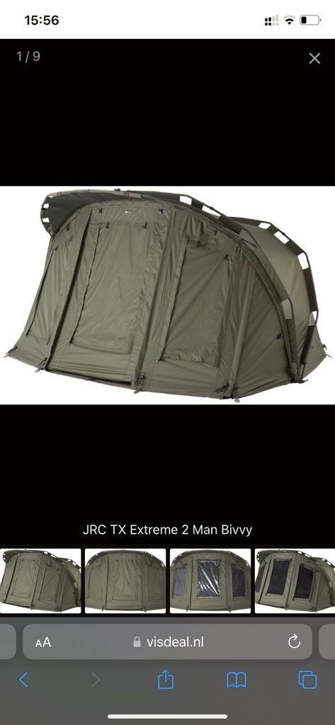 JRC EXTREME TX bivvy 2 man overwrap NIEUW