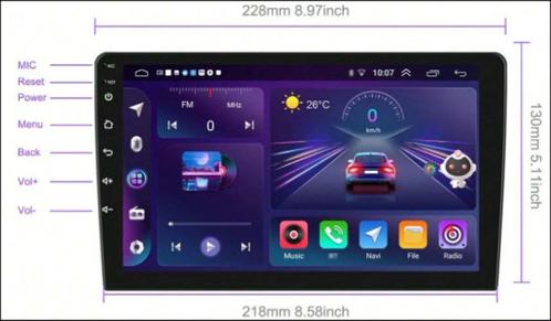 Junsun Auto Navigatie  Multimedia Player 9 inch Android 12